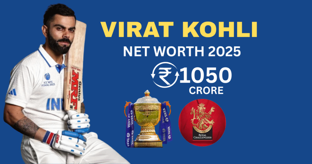 Virat Kohli Net Worth 2025, বিরাট কোহলির মোট সম্পদ, IPL Salary, Brand Endorsements এবং Lifestyle